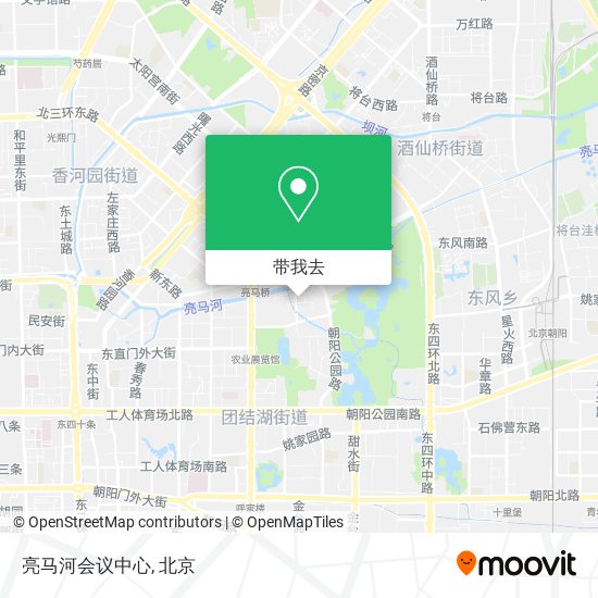 亮马河会议中心地图