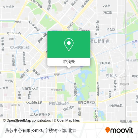 燕莎中心有限公司-写字楼物业部地图