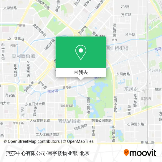 燕莎中心有限公司-写字楼物业部地图