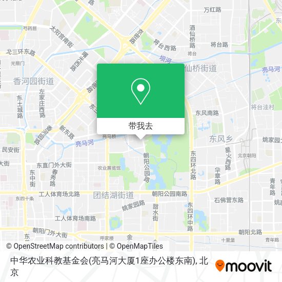 中华农业科教基金会(亮马河大厦1座办公楼东南)地图