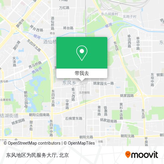 东风地区为民服务大厅地图