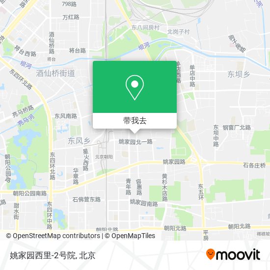 姚家园西里-2号院地图