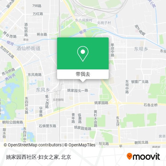 姚家园西社区-妇女之家地图