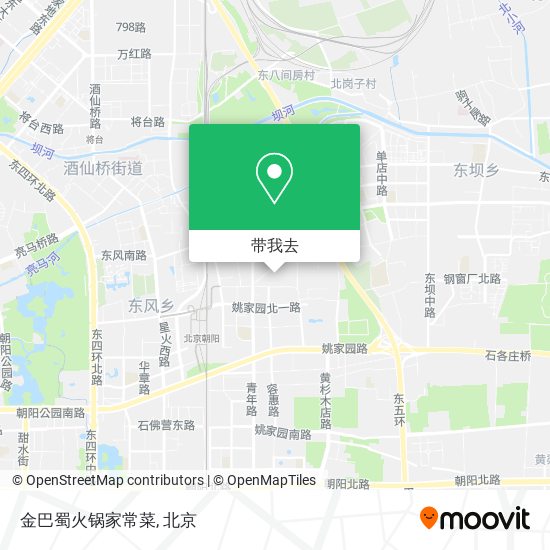金巴蜀火锅家常菜地图