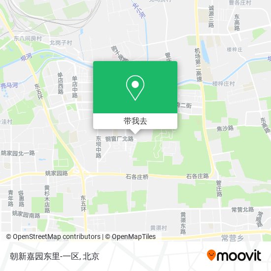 朝新嘉园东里-一区地图