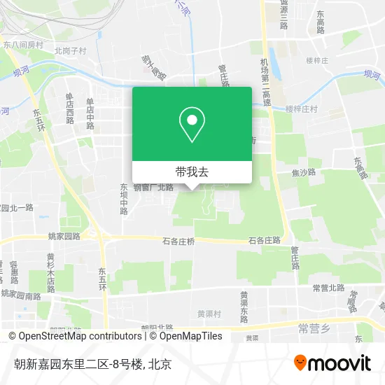 朝新嘉园东里二区-8号楼地图