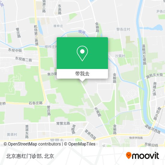 北京惠红门诊部地图