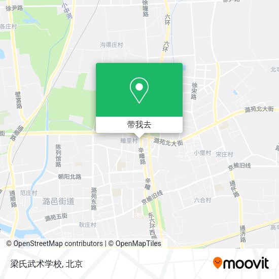 梁氏武术学校地图