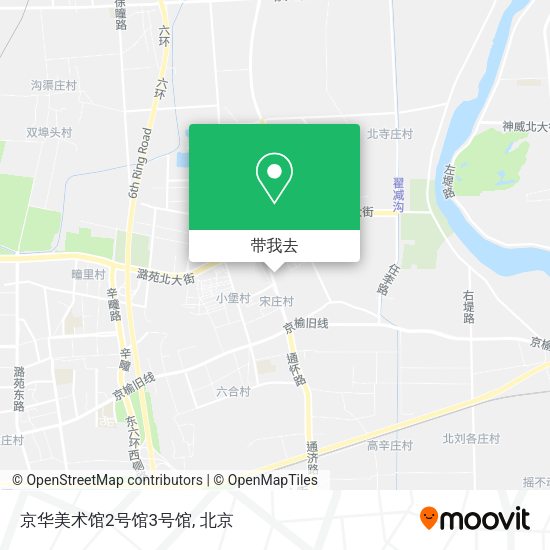 京华美术馆2号馆3号馆地图