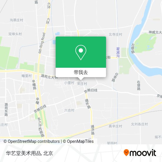 华艺堂美术用品地图