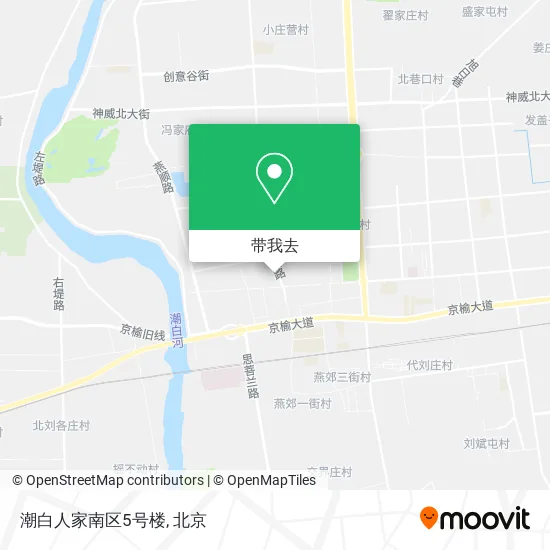 潮白人家南区5号楼地图