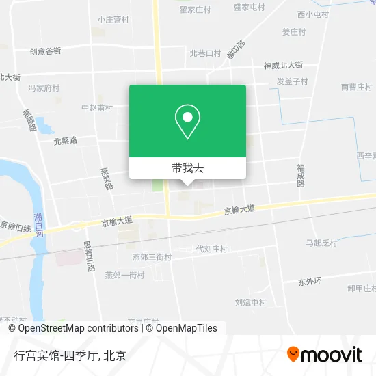 行宫宾馆-四季厅地图