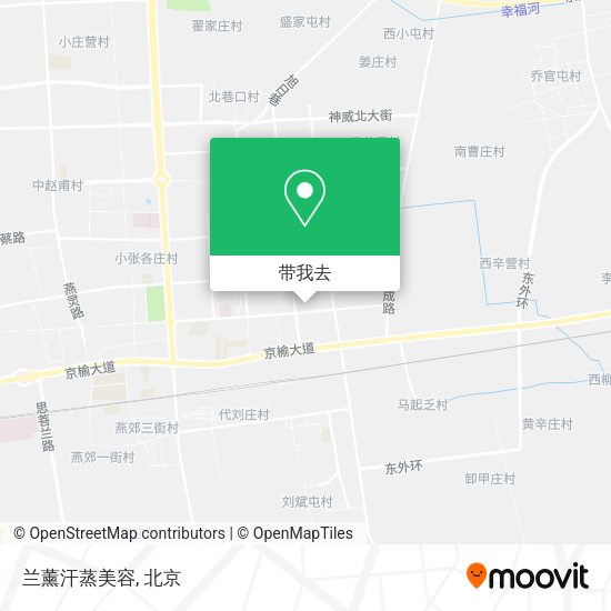 兰薰汗蒸美容地图