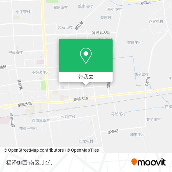 福泽御园-南区地图