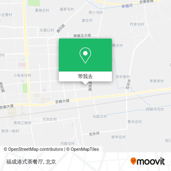 福成港式茶餐厅地图