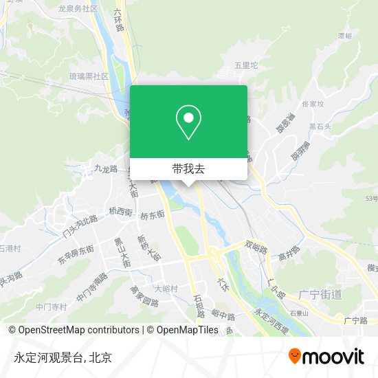 永定河观景台地图