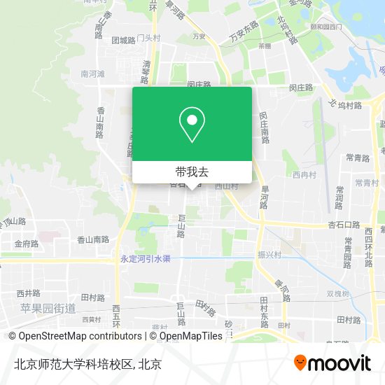 北京师范大学科培校区地图
