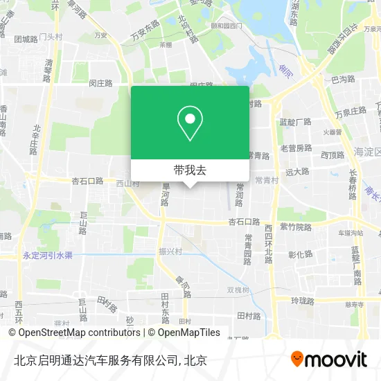 北京启明通达汽车服务有限公司地图
