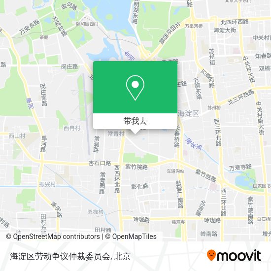 海淀区劳动争议仲裁委员会地图