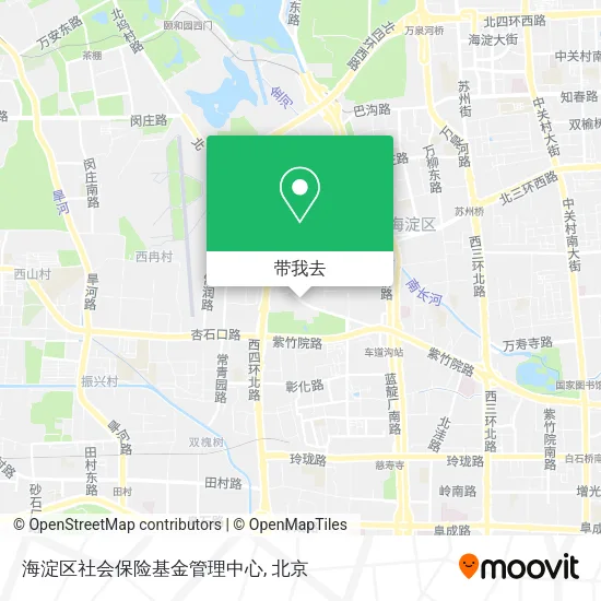海淀区社会保险基金管理中心地图