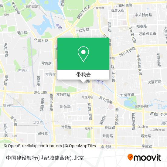 中国建设银行(世纪城储蓄所)地图