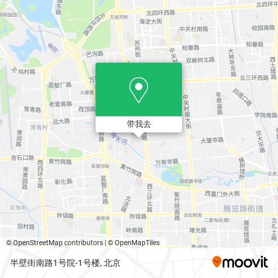 半壁街南路1号院-1号楼地图