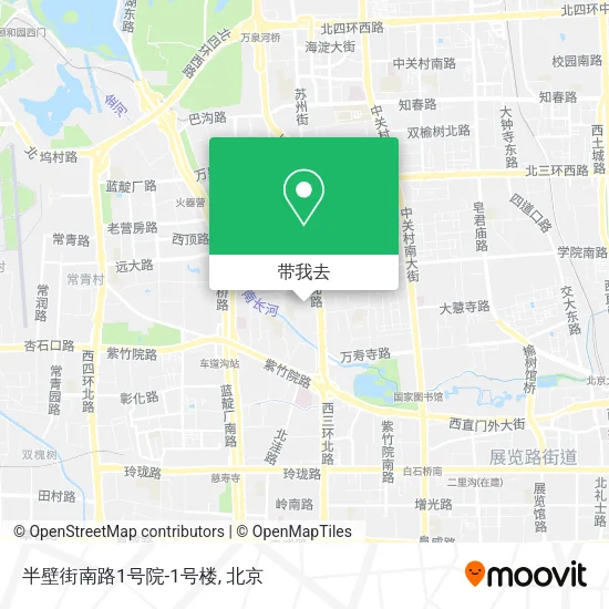 半壁街南路1号院-1号楼地图