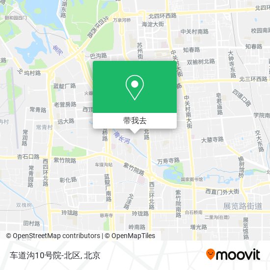 车道沟10号院-北区地图