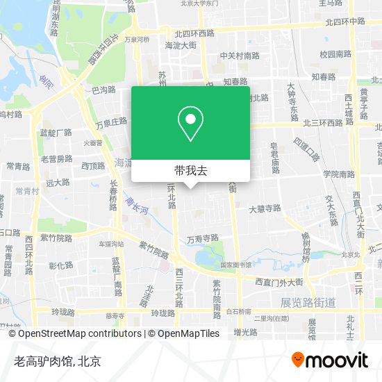 老高驴肉馆地图