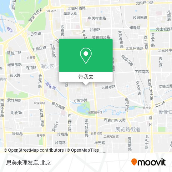 思美来理发店地图