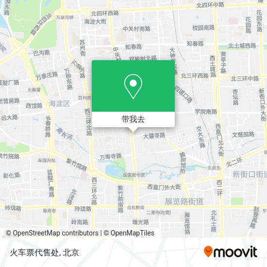 火车票代售处地图