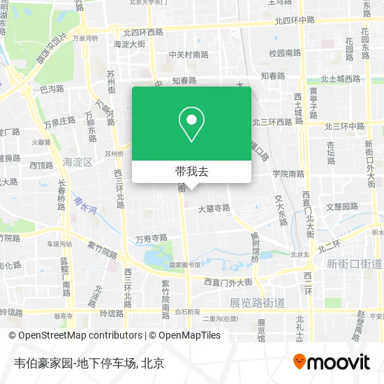 韦伯豪家园-地下停车场地图