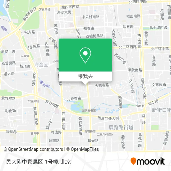 民大附中家属区-1号楼地图