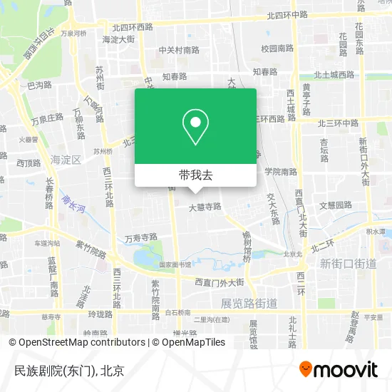 民族剧院(东门)地图