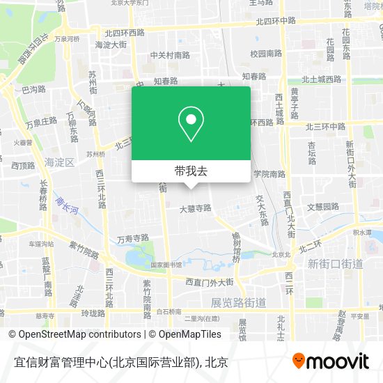 宜信财富管理中心(北京国际营业部)地图
