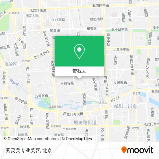 秀灵美专业美容地图
