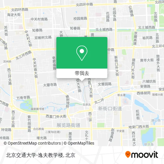 北京交通大学-逸夫教学楼地图