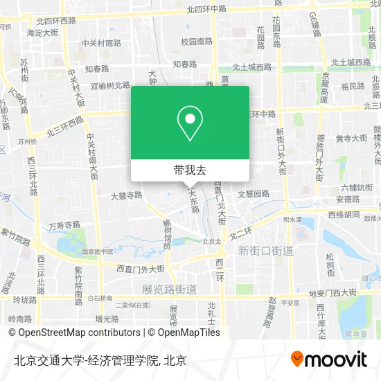 北京交通大学-经济管理学院地图
