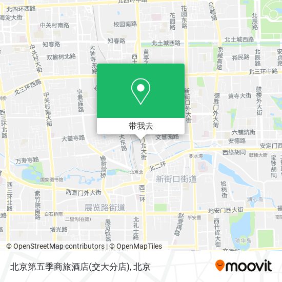 北京第五季商旅酒店(交大分店)地图