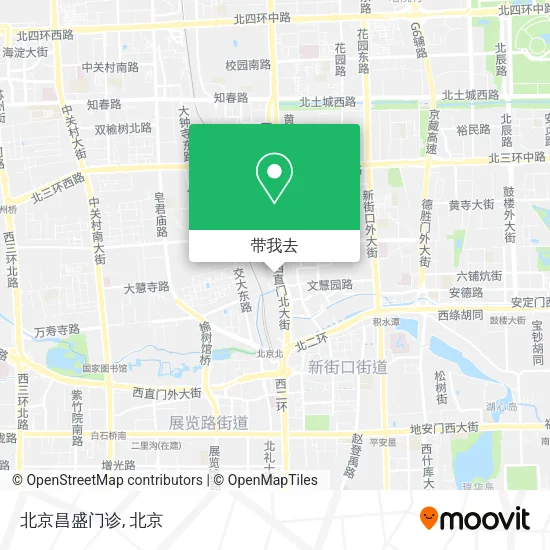 北京昌盛门诊地图