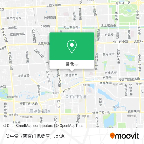 伏牛堂（西直门枫蓝店）地图