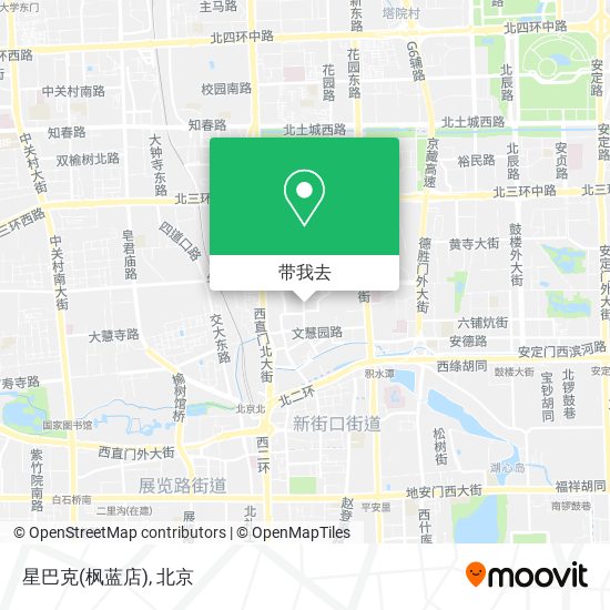 星巴克(枫蓝店)地图