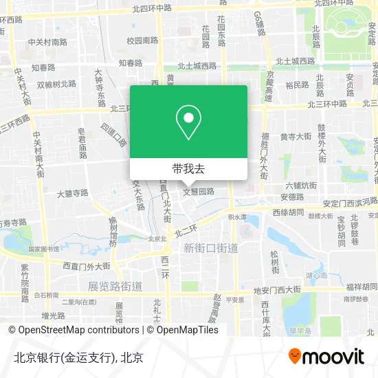 北京银行(金运支行)地图