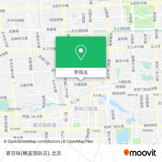 赛百味(枫蓝国际店)地图