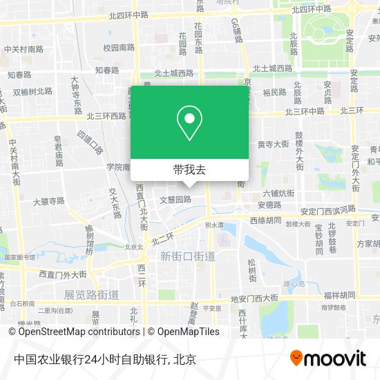 中国农业银行24小时自助银行地图