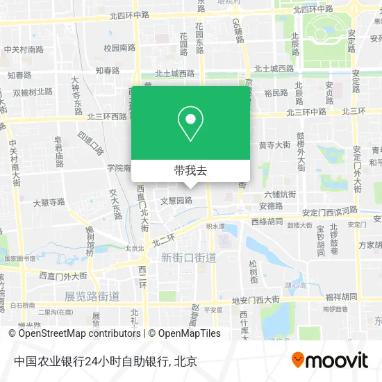 中国农业银行24小时自助银行地图