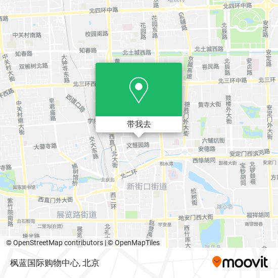 枫蓝国际购物中心地图