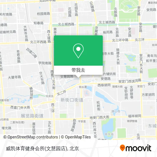 威凯体育健身会所(文慧园店)地图