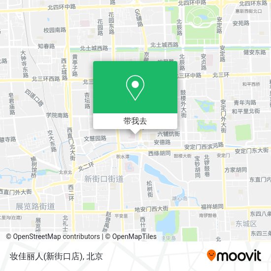妆佳丽人(新街口店)地图