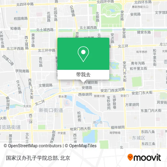 国家汉办孔子学院总部地图